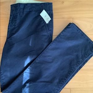 NWT Gap Boy Sz14 Husky Navy Chinos